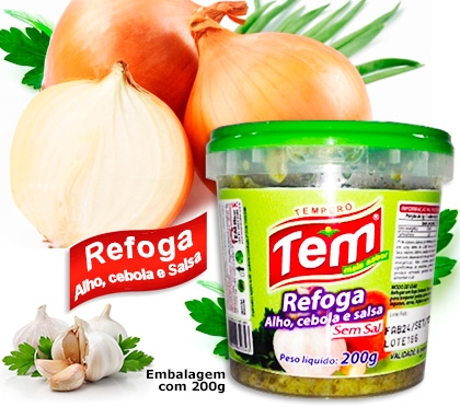 Refoga Alho, Cebola e Salsa