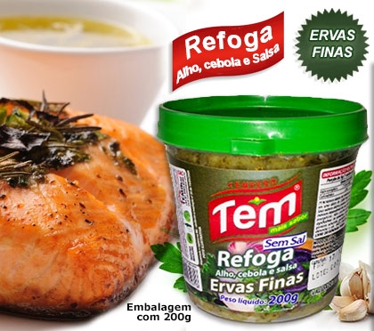 Refoga Alho, Cebola e Salsa com Ervas Finas