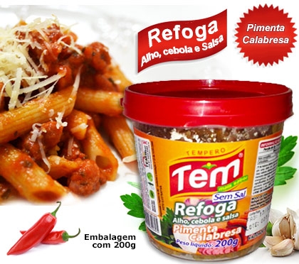 Refoga Alho, Cebola e Salsa com Pimenta Calabresa